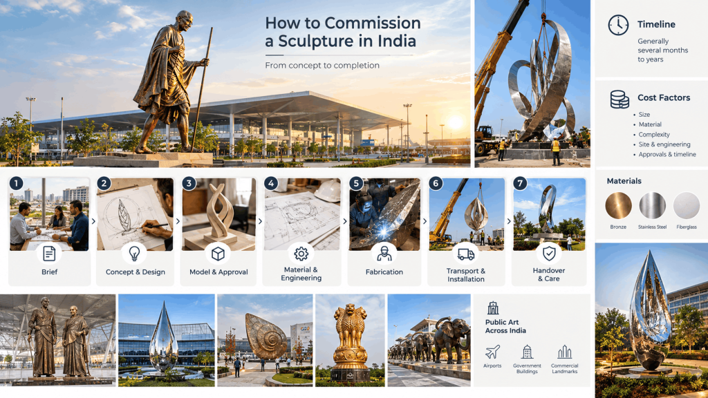 How to Commission a Sculpture in India Process, Timeline and Cost Factors